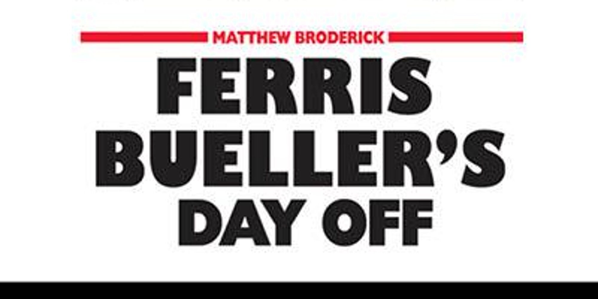 Drive-In Movie Ferris Bueller's Day Off